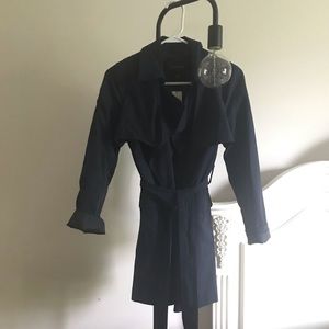 NWT Navy Trench Coat